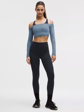 High-Waist Lululemon leggings in navy 28”